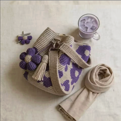 Crochet Flower Bag